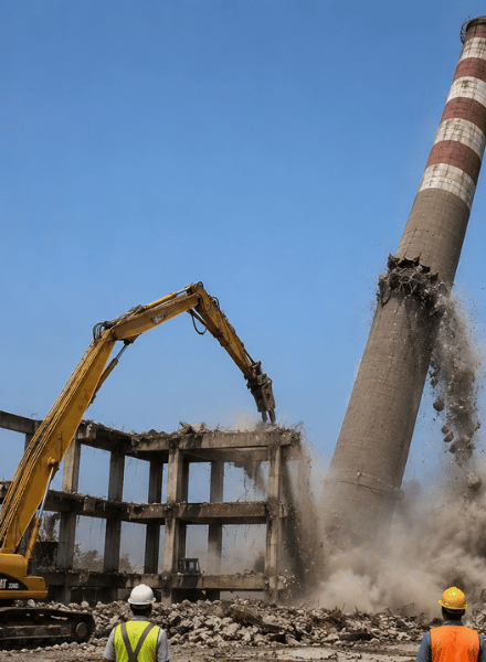 RCC Chimney Demolition